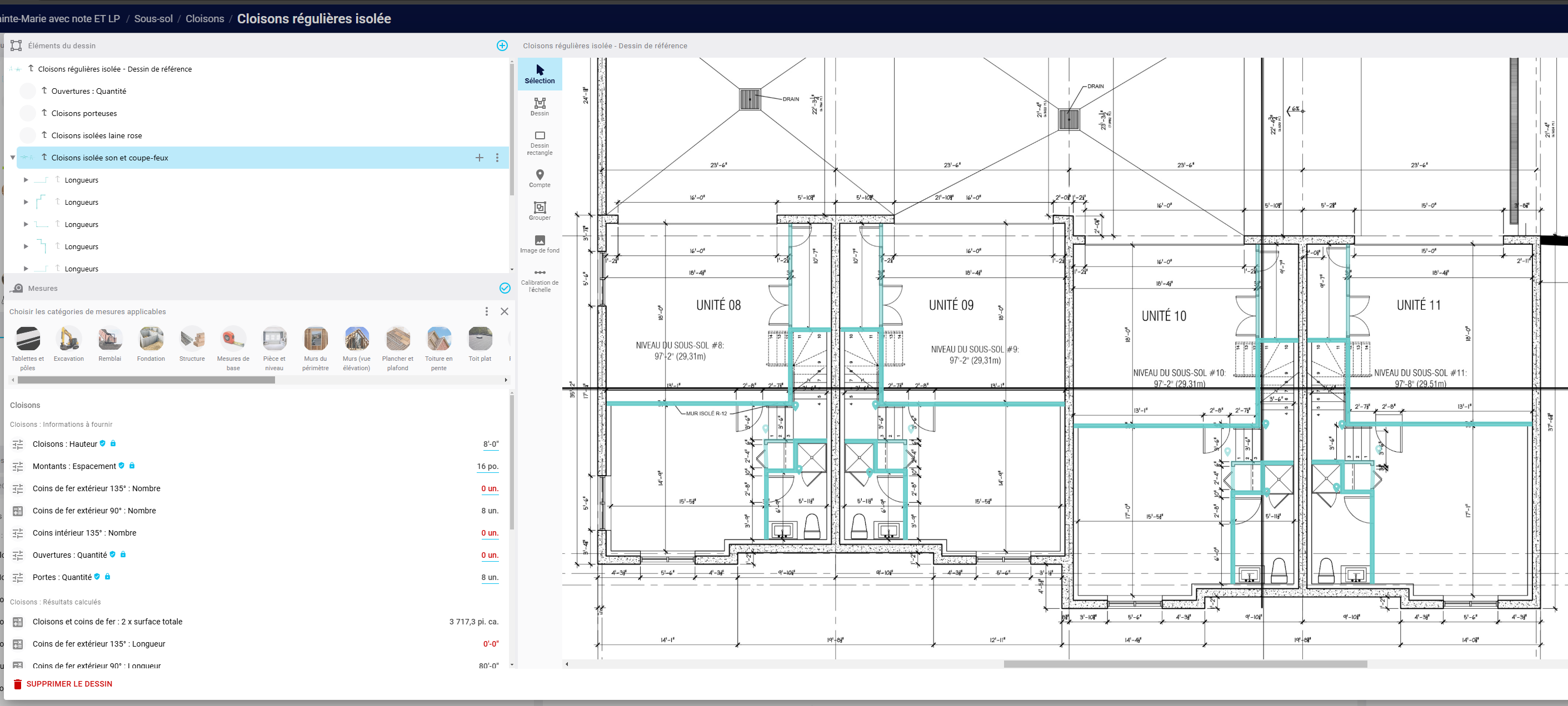 Use the left toolbar: press D for Draw lines or R for Rectangle